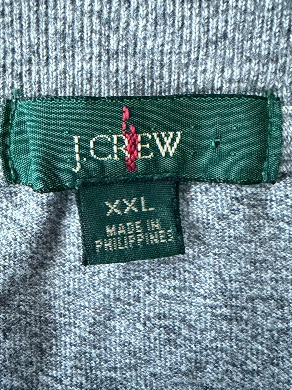 J. Crew Gray Oarsman Heavyweight Cotton Short Sleeve Pocket T-Shirt